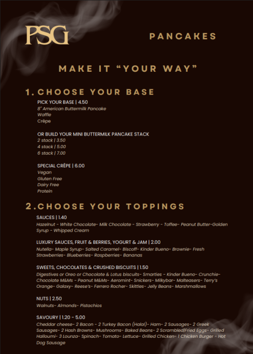 food menu 5